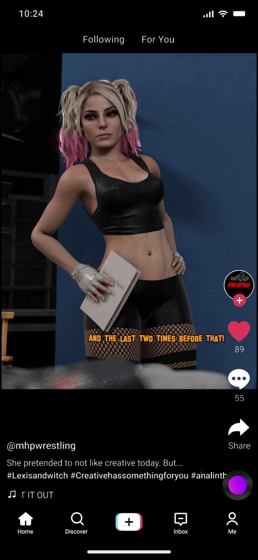 Alexa gets double penetrated on set [mhpwrestling]