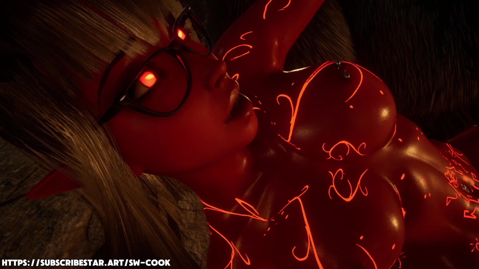 Massive Troll Cock Destroys Red Succubus